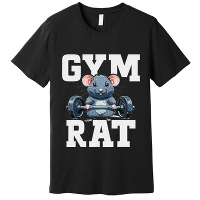 Funny Sport Gym Rat Fitness Bodybuilding Premium T-Shirt