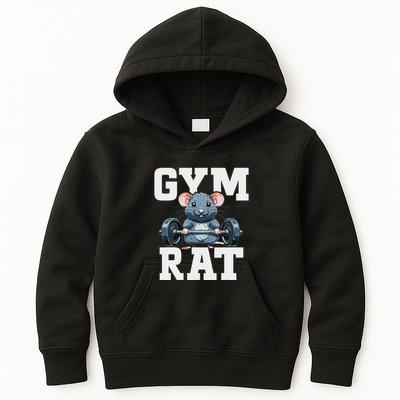 Funny Sport Gym Rat Fitness Bodybuilding Kids Hoodie