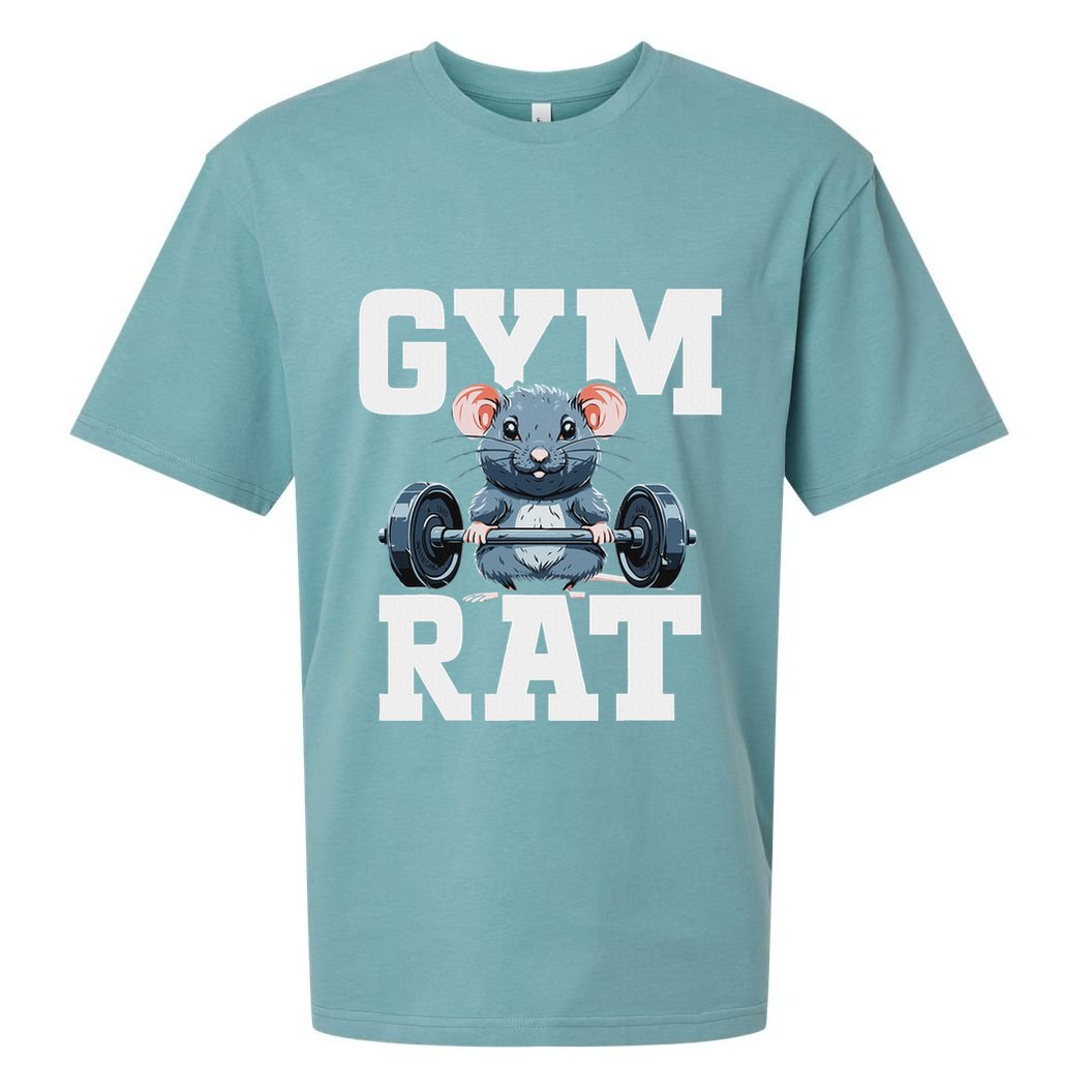 Funny Sport Gym Rat Fitness Bodybuilding Sueded Cloud Jersey T-Shirt