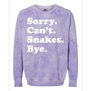 Funny Snake Gift For Men Women Boy Or Girl Colorblast Crewneck Sweatshirt