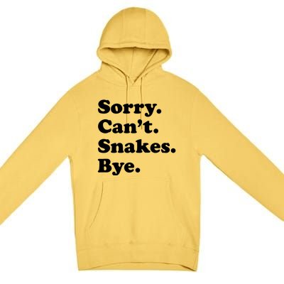 Funny Snake Gift For Men Women Boy Or Girl Premium Pullover Hoodie