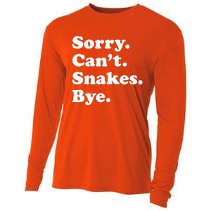 Funny Snake Gift For Men Women Boy Or Girl Cooling Performance Long Sleeve Crew