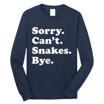 Funny Snake Gift For Men Women Boy Or Girl Long Sleeve Shirt