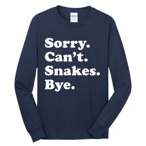 Funny Snake Gift For Men Women Boy Or Girl Tall Long Sleeve T-Shirt