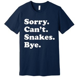 Funny Snake Gift For Men Women Boy Or Girl Premium T-Shirt