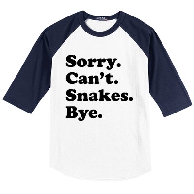 Funny Snake Gift For Men Women Boy Or Girl Baseball Sleeve Shirt