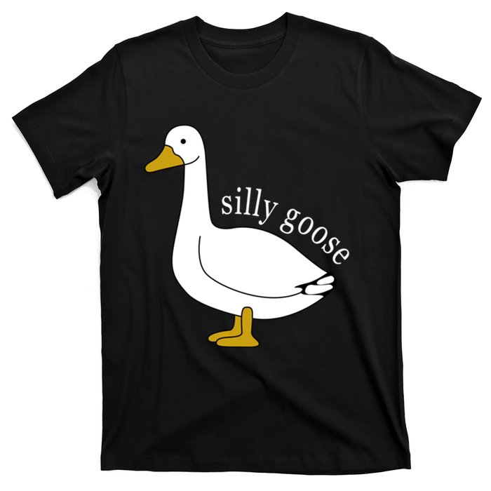 Funny Silly Goose Cute Goose Xmas Family Matching Clothing T-Shirt