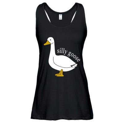 Funny Silly Goose Cute Goose Xmas Family Matching Clothing Ladies Essential Flowy Tank