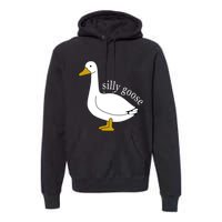 Funny Silly Goose Cute Goose Xmas Family Matching Clothing Premium Hoodie