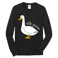 Funny Silly Goose Cute Goose Xmas Family Matching Clothing Tall Long Sleeve T-Shirt