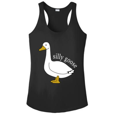 Funny Silly Goose Cute Goose Xmas Family Matching Clothing Ladies PosiCharge Competitor Racerback Tank