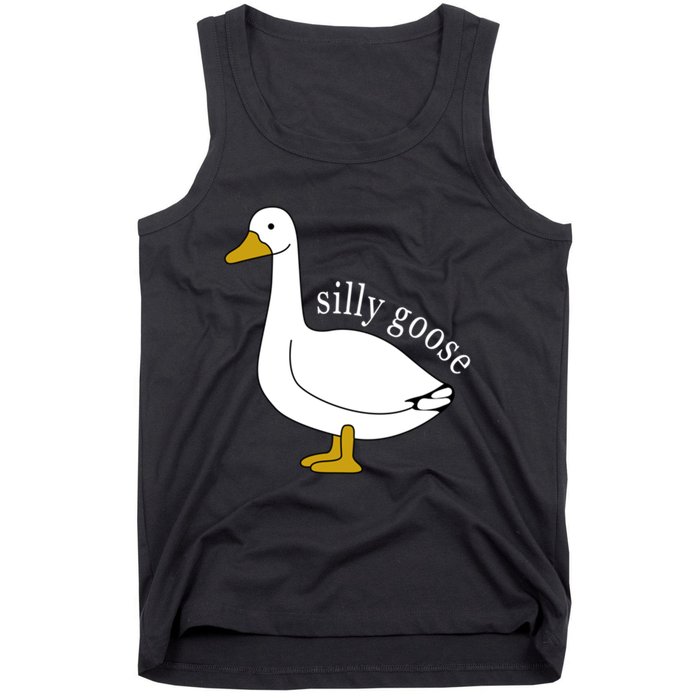 Funny Silly Goose Cute Goose Xmas Family Matching Clothing Tank Top