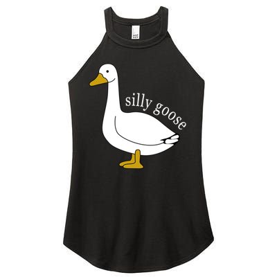 Funny Silly Goose Cute Goose Xmas Family Matching Clothing Women's Perfect Tri Rocker Tank