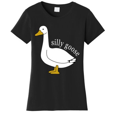 Funny Silly Goose Cute Goose Xmas Family Matching Clothing Women's T-Shirt