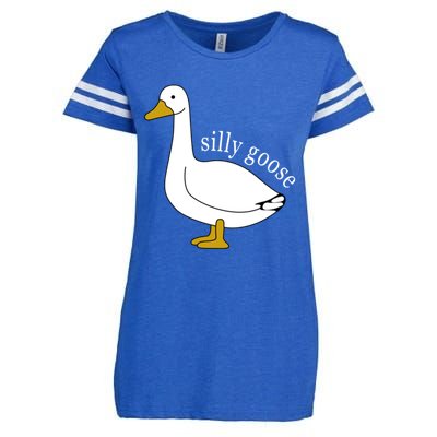 Funny Silly Goose Cute Goose Xmas Family Matching Clothing Enza Ladies Jersey Football T-Shirt