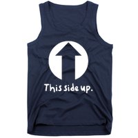 Funny Silly Goofy This Side Up Party Celebration Tank Top