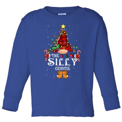 Funny Silly Gnome Christmas Gnome Matching Family Group Great Gift Toddler Long Sleeve Shirt