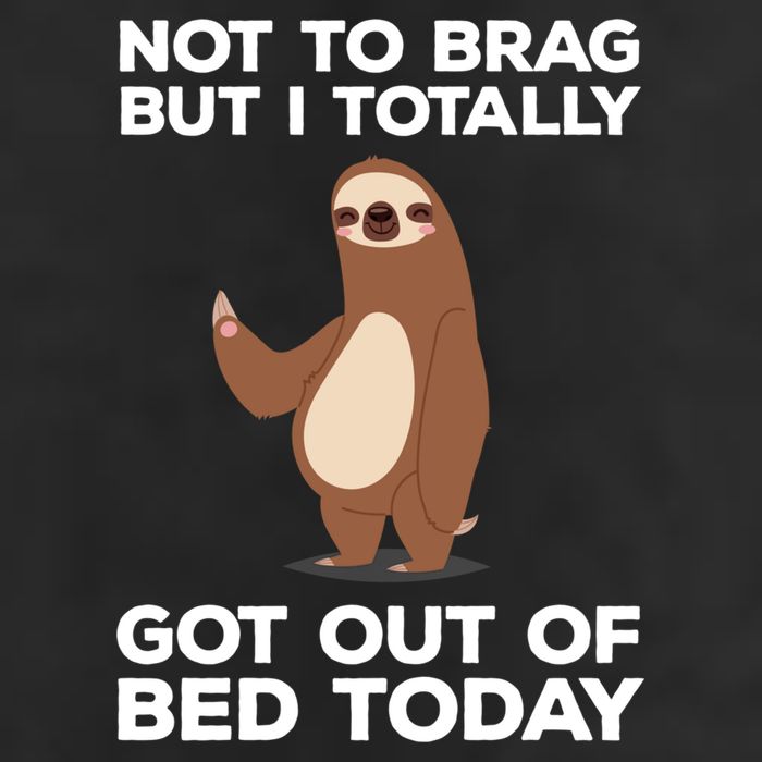 Funny Sloth - Got Out Of Bed Today 12oz Stainless Steel Coffee Mug