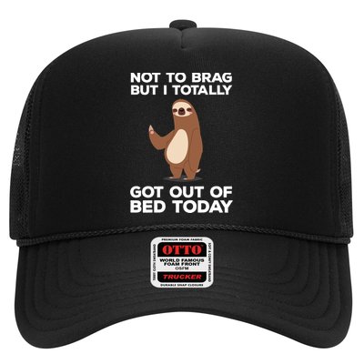 Funny Sloth - Got Out Of Bed Today Hat