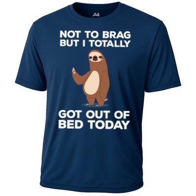 Funny Sloth - Got Out Of Bed Today Performance Shirt