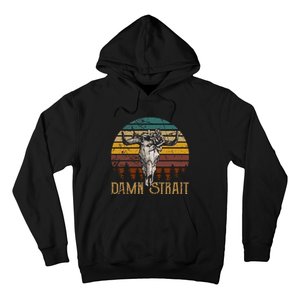 Fucking S.T.R.A.I.T Guitar Music Country Bullskull Cowboy Hoodie