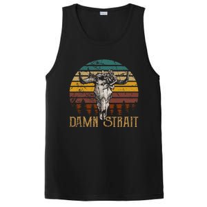 Fucking S.T.R.A.I.T Guitar Music Country Bullskull Cowboy PosiCharge Competitor Tank