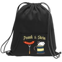 Frank Stein German Beer Drinking Oktoberfest Sweatshirt Cinch Pack Bag