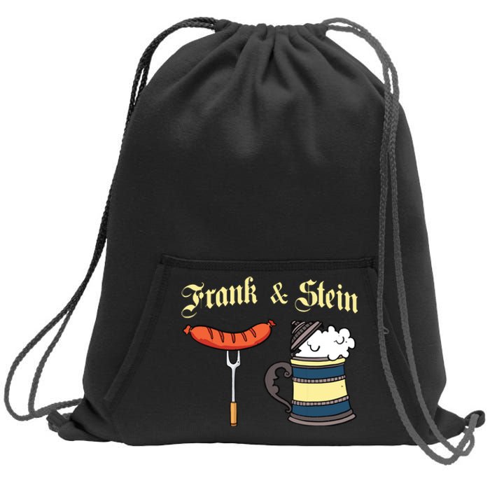 Frank Stein German Beer Drinking Oktoberfest Sweatshirt Cinch Pack Bag