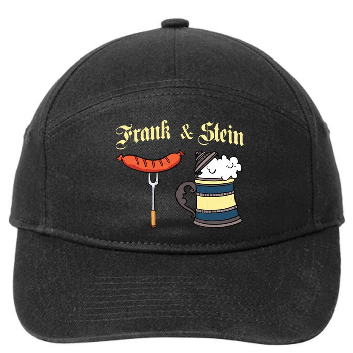 Frank Stein German Beer Drinking Oktoberfest 7-Panel Snapback Hat