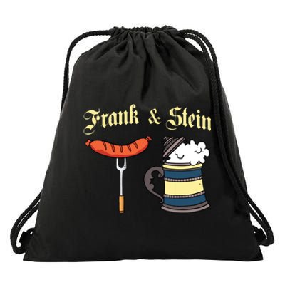 Frank Stein German Beer Drinking Oktoberfest Drawstring Bag