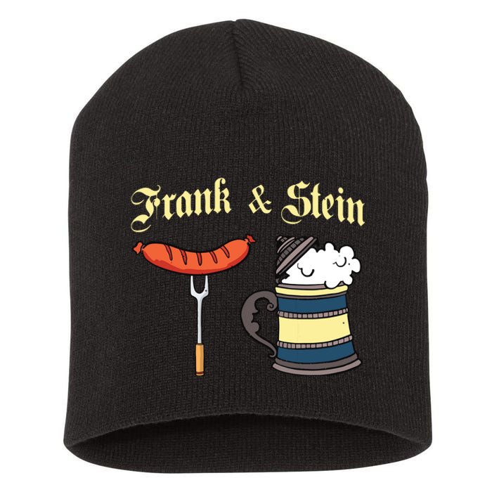 Frank Stein German Beer Drinking Oktoberfest Short Acrylic Beanie