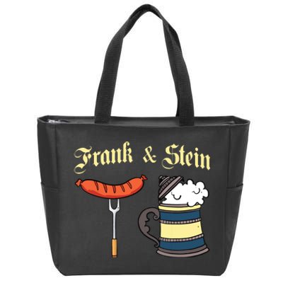 Frank Stein German Beer Drinking Oktoberfest Zip Tote Bag