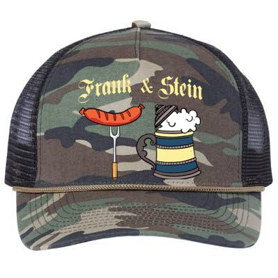 Frank Stein German Beer Drinking Oktoberfest Retro Rope Trucker Hat Cap