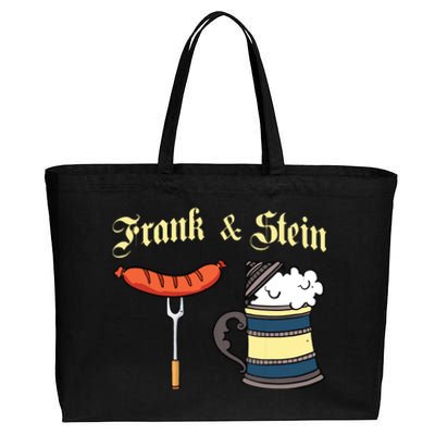 Frank Stein German Beer Drinking Oktoberfest Cotton Canvas Jumbo Tote