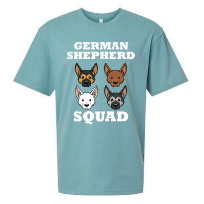 Funny Saying Ger Shepherd Squad Dog Great Gift Sueded Cloud Jersey T-Shirt