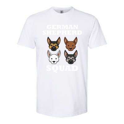 Funny Saying Ger Shepherd Squad Dog Great Gift Softstyle® CVC T-Shirt