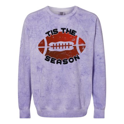 Football Season Graphic Colorblast Crewneck Sweatshirt