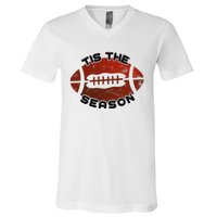 Football Season Graphic V-Neck T-Shirt