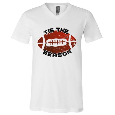 Football Season Graphic V-Neck T-Shirt