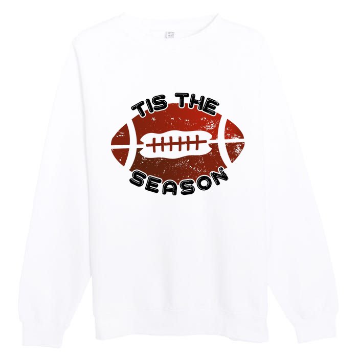 Football Season Graphic Premium Crewneck Sweatshirt