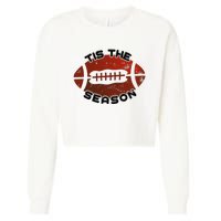 Football Season Graphic Cropped Pullover Crew