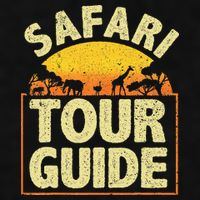 Funny Safari Guide Zoo Safari Ladies PosiCharge Tri-Blend Wicking Tank