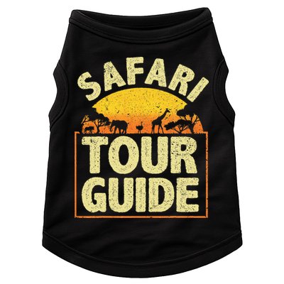 Funny Safari Guide Zoo Safari Doggie Tank
