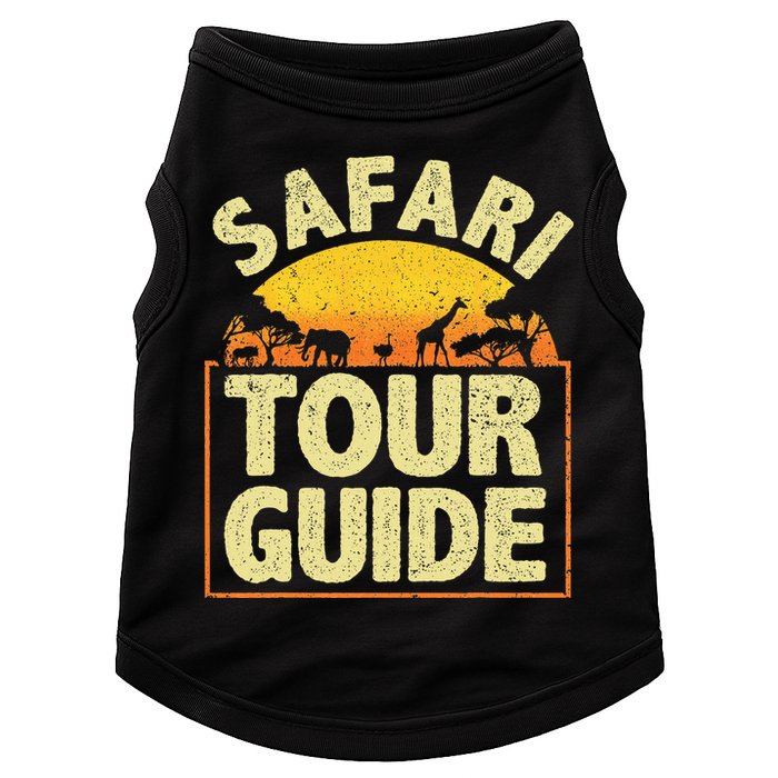 Funny Safari Guide Zoo Safari Doggie Tank
