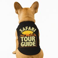 Funny Safari Guide Zoo Safari Doggie Tank