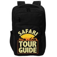 Funny Safari Guide Zoo Safari Impact Tech Backpack