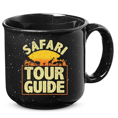 Funny Safari Guide Zoo Safari 15oz Campfire Ceramic Mug