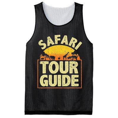 Funny Safari Guide Zoo Safari Mesh Reversible Basketball Jersey Tank