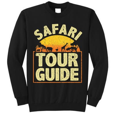 Funny Safari Guide Zoo Safari Tall Sweatshirt