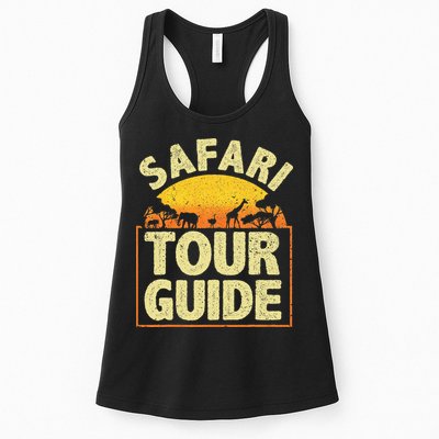 Funny Safari Guide Zoo Safari Womens Tank Top